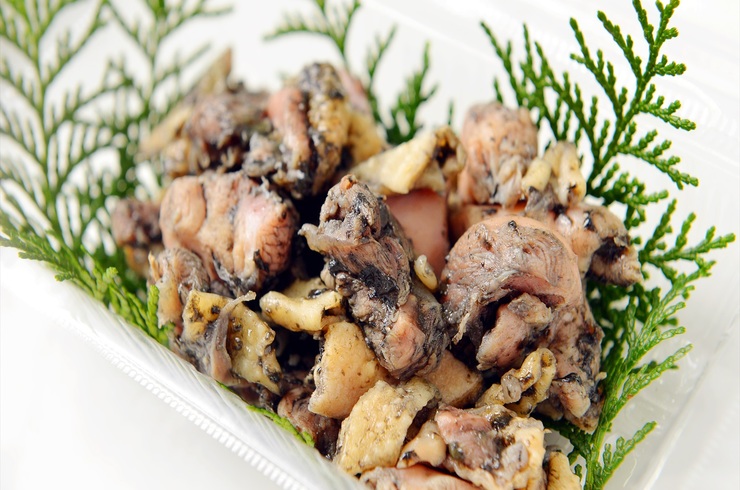 地鶏の炭火焼き