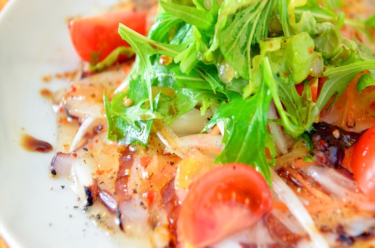 タコのカルパッチョ